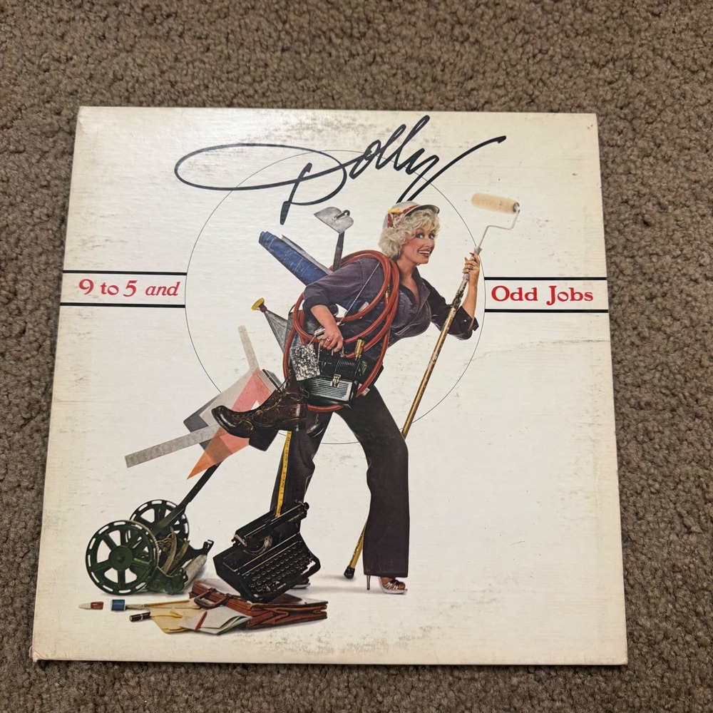 Dolly Parton 9 to 5 and‎ Odd Jobs Vinyl LP 1980 RCA Vintage Country Record
